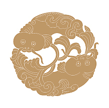 吉祥雙魚花紋圖案