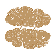中式雙魚吉祥圖案
