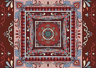 敦煌莫高窟壁画花纹