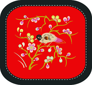 喜庆民族花纹图案