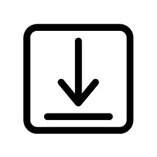 键盘向下键矢量图