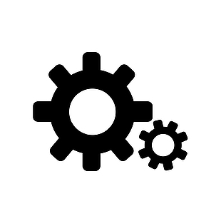 設置工具欄矢量圖