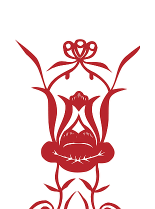 傳統紅色民俗剪紙