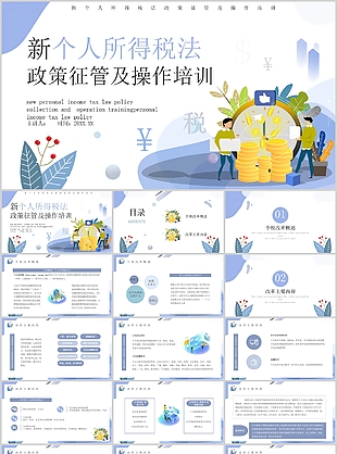 新個人所得稅法政策征管及操作培訓PPT