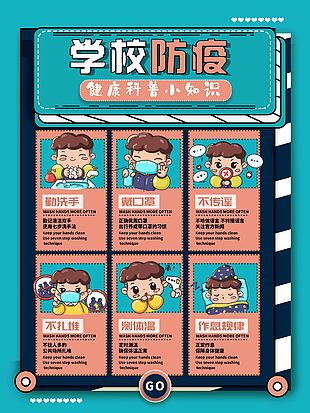 學校防疫海報