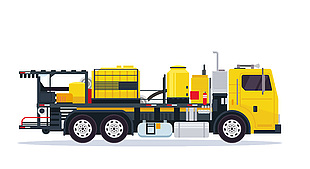 黄色化学运输车儿童玩具车