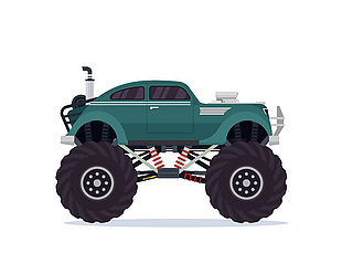 玩具汽車越野車車輛素材