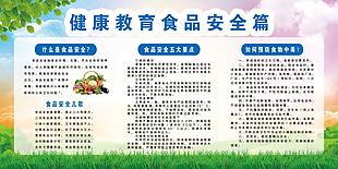 健康教育宣傳食品安全宣傳欄