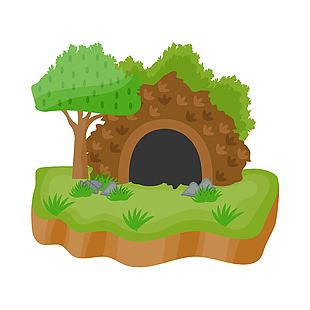 沙灘島嶼木屋生活