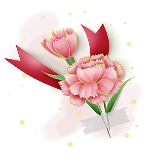 创意手绘花束插画设计元素