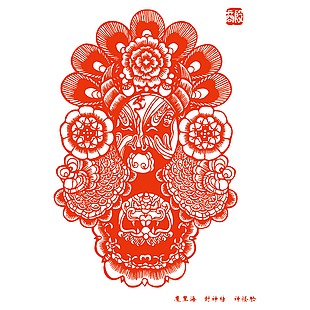 戏剧脸谱魔里海封神榜神怪脸
