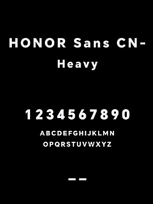 HONOR Sans CN-Heavy