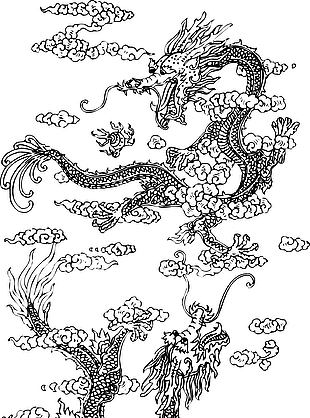 龍鳳紋樣圖片