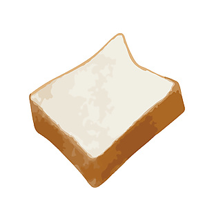 原味吐司早餐插畫