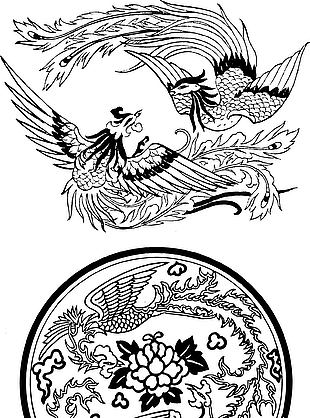 龍鳳矢量圖設(shè)計(jì)圖