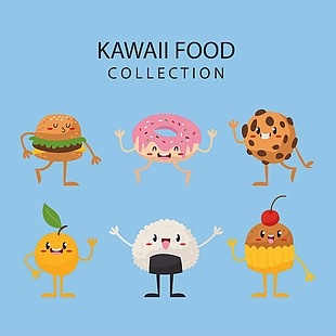 美味食物卡通插畫表情包