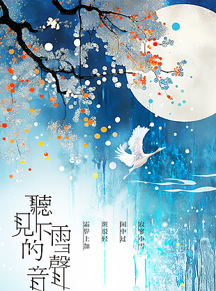 傳統中國風古典意境小雪節氣海報