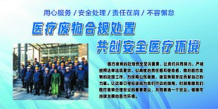 醫療廢物合規處置藍色制度宣傳展板