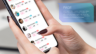 手機端交友應用APP詳情頁頁面設計