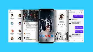 現代潮流手機應用軟件APP頁面設計
