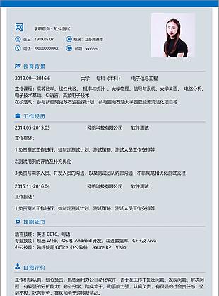 軟件測試簡歷項目經驗怎么寫附簡歷范文
