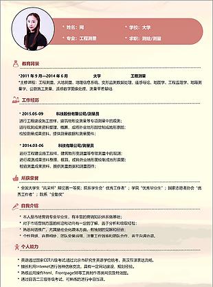 陳昌政的工程管理簡歷范文