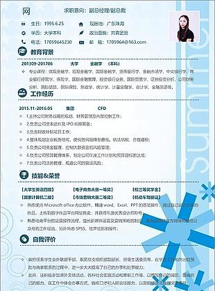 創(chuàng)意藍(lán)色副總經(jīng)理個人簡歷