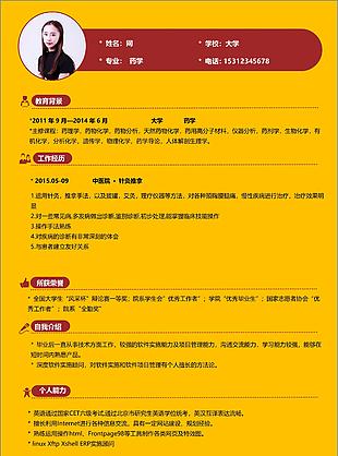 針灸推拿個(gè)人簡(jiǎn)歷表格填寫實(shí)例