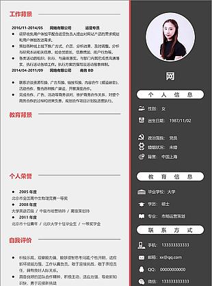 小清新市場(chǎng)專員簡(jiǎn)歷設(shè)計(jì)個(gè)人簡(jiǎn)歷樣本
