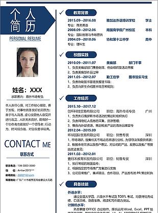 平面設計專業網頁設計師求職應聘簡歷