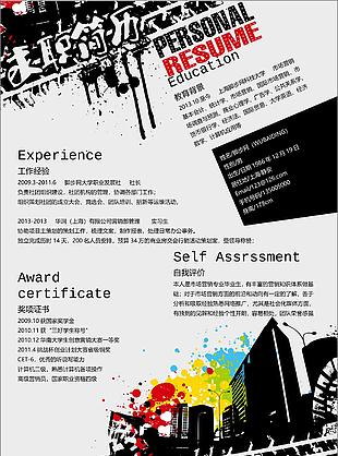 工業設計個人簡歷模板