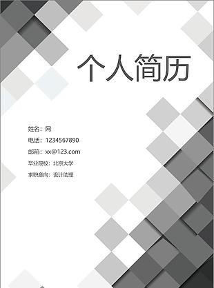 韋大力設計助理個人簡歷范文