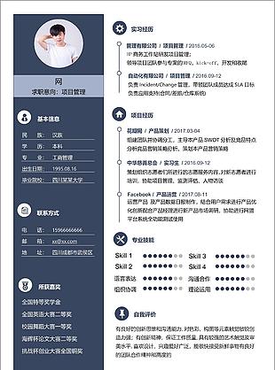 項目管理簡歷word