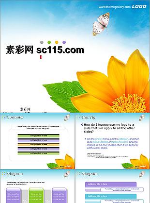 個人簡歷封面PPT模板
