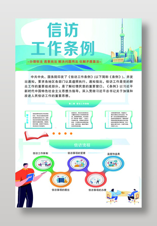 信訪工作條例宣傳展板設計