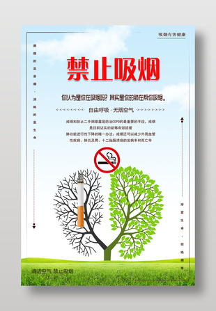 禁止吸煙公益宣傳海報(bào)