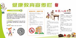 健康教育宣傳欄衛生展板設計
