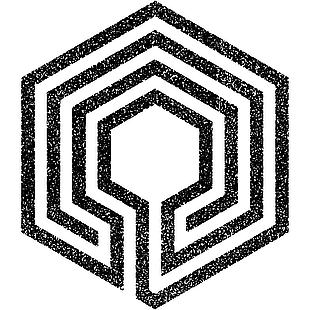 六邊形結構迷宮圖案