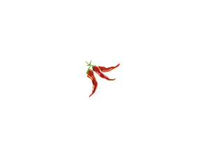 卡圖水彩辣椒插畫