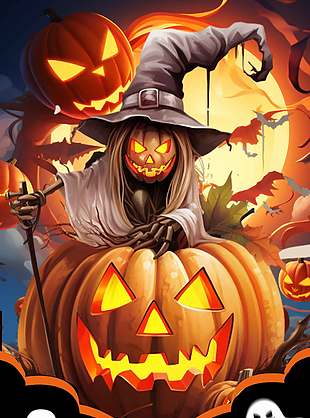 不給糖就搗蛋萬圣節活動海報