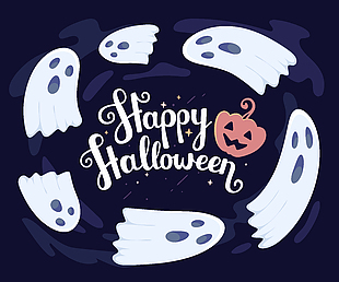 卡通搞怪幽靈南瓜燈萬圣節節日裝飾