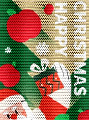 圣誕快樂有你相伴節日活動海報