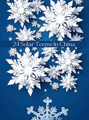 與冬舒情懷中國傳統(tǒng)大雪節(jié)氣海報(bào)