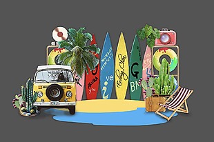 熱帶夏威夷風(fēng)格意境區(qū)