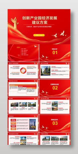 創(chuàng)新產(chǎn)業(yè)園經(jīng)濟(jì)發(fā)展建議方案PPT