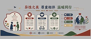 養(yǎng)老院主題文化墻設(shè)計