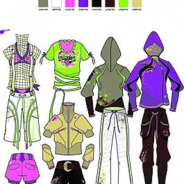 服装设计手稿图片