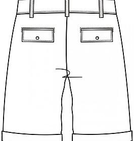 男装短裤矢量cdr图片