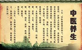 展板 中医养生图片