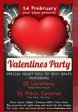 情人节模板下载